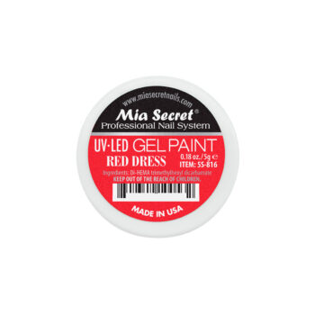 Uv-Led Red Dress Gel Paint