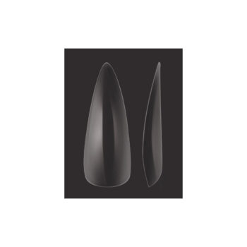 Gel Tips Stiletto Clear 120 Nail Tips In Plastic Box