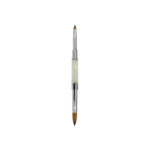 Silver Premier Duo Kolinsky Nail Brush #10And 3D #2