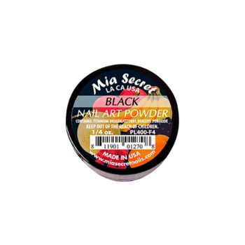 Black Frutty Acrylic Powder For Nails 1/4 Oz