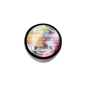 Rainbow Gitter Acrylic Powder For Nails 1/4 Oz