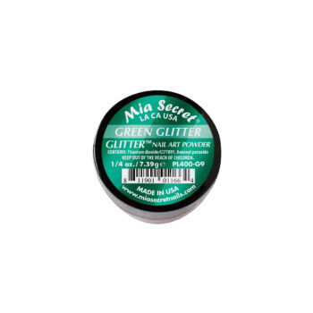 Green Glitter Acrylic Powder For Nails 1/4 Oz