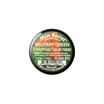 Yosemite Military Green Acrylic Powder For Nails 1/4 Oz