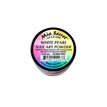 White Pearl Acrylic Powder For Nails 1/4 Oz