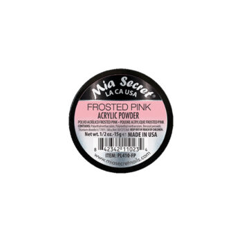 Frosted Pink Acrylic Powder For Nails 1/2 Oz