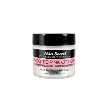 Frosted Pink Acrylic Powder 2 Oz