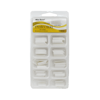 Ultra White - Perfection Nail Tips 100 Blister Case