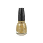 French Manicure Gold Stars
