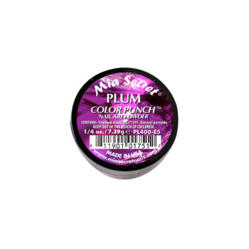 Plum Color Punch Acrylic Powder For Nails 1/4 Oz
