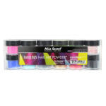 Fabulous Acrylic Powder 12 Pcs Collection Mix 1/4 Oz