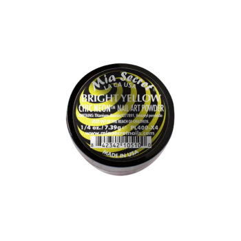 Chic Neon Bright Yellow Acrylic Powder For Nails 1/4 Oz