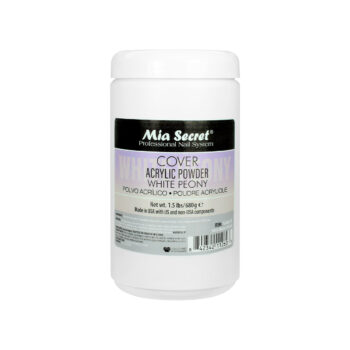 Cover White Peony Acrylic Powder For Nails 1.5 Lbs